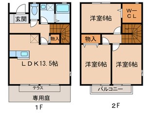 プロスパー　リヨ　Ｃ棟の物件間取画像